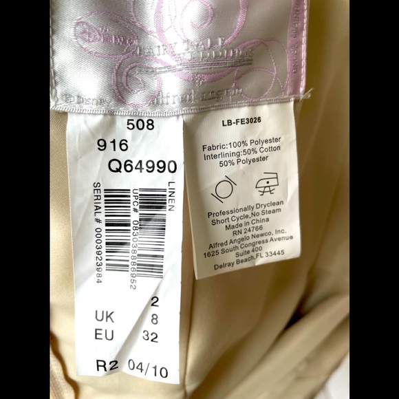 Alfred Angelo -Disney Fairytale Collection One Shoulder Dress-Brand New! - Picture 4 of 4